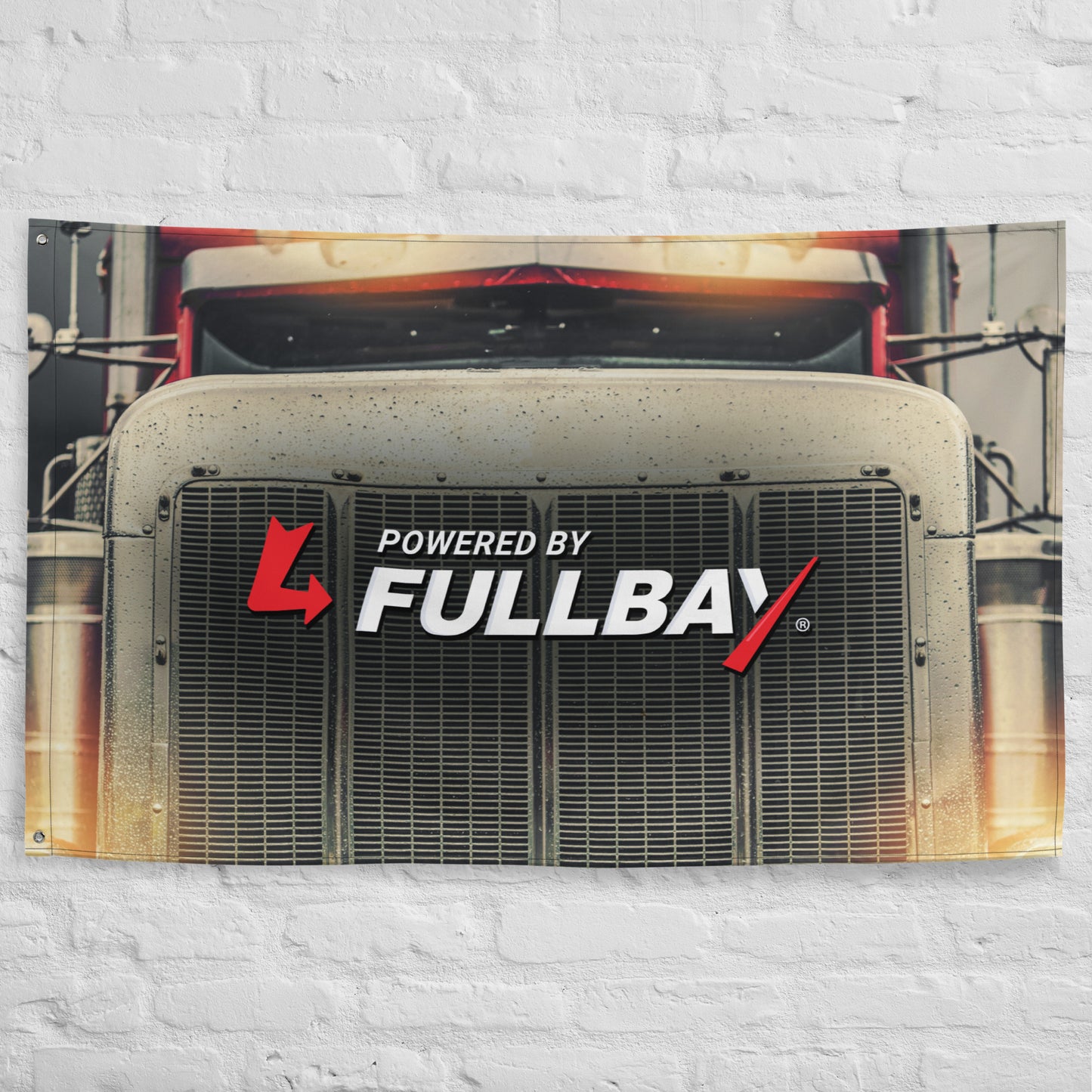 Fullbay Truck Grille Flag