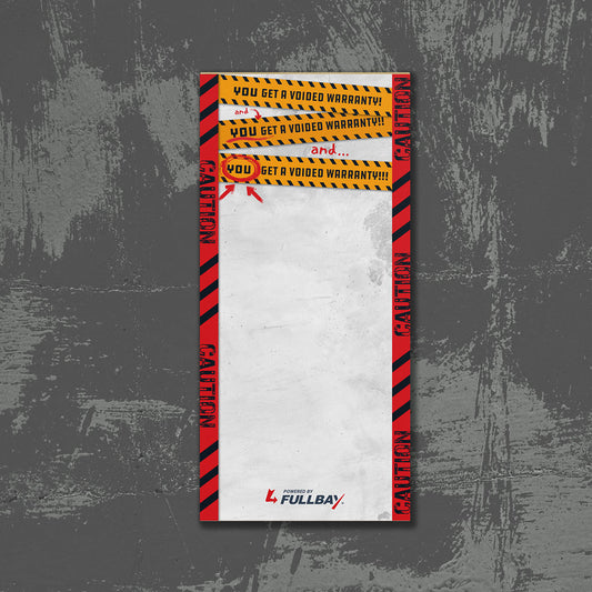 Magnetic Notepad: Voided Warranty