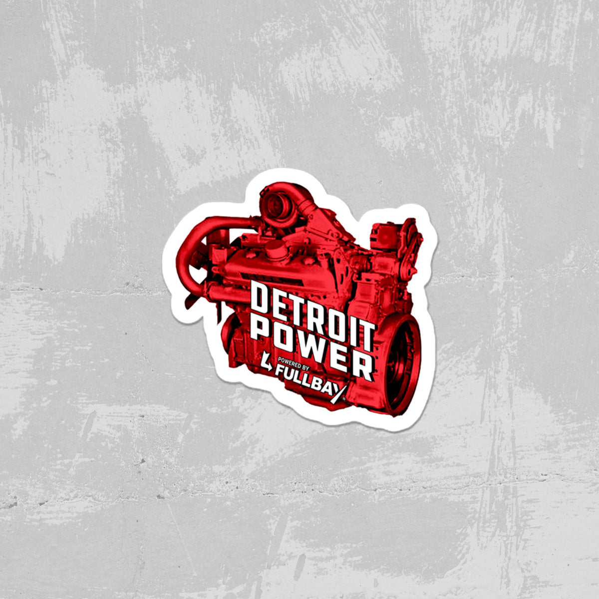 Engine Power Sticker Detroit Power Sticker – All About The Grilles
