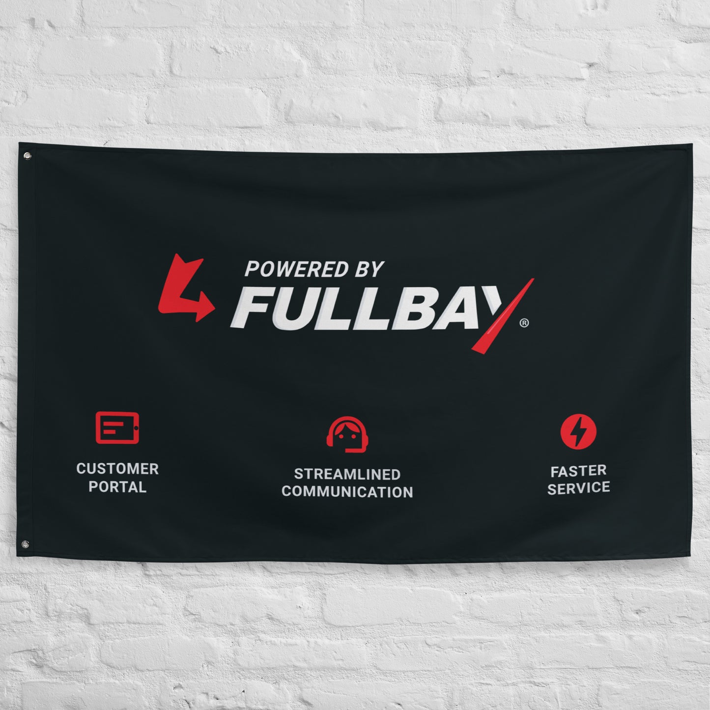 Powered by Fullbay Flag (B)
